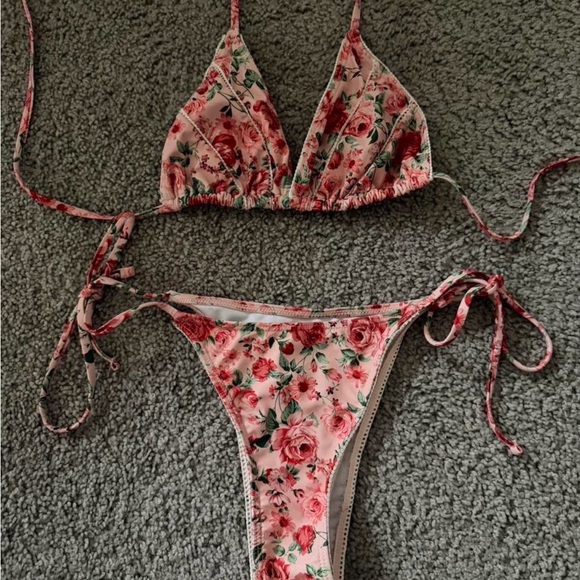 Other - Floral Pink Bikini Set
